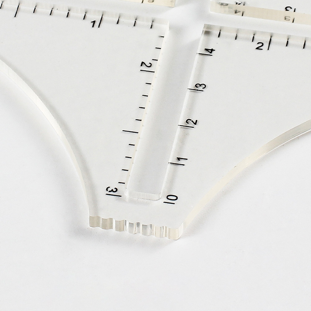 Sewing Gauge Ruler - مقياس كثافة الحياكة الشفاف عالي الدقة