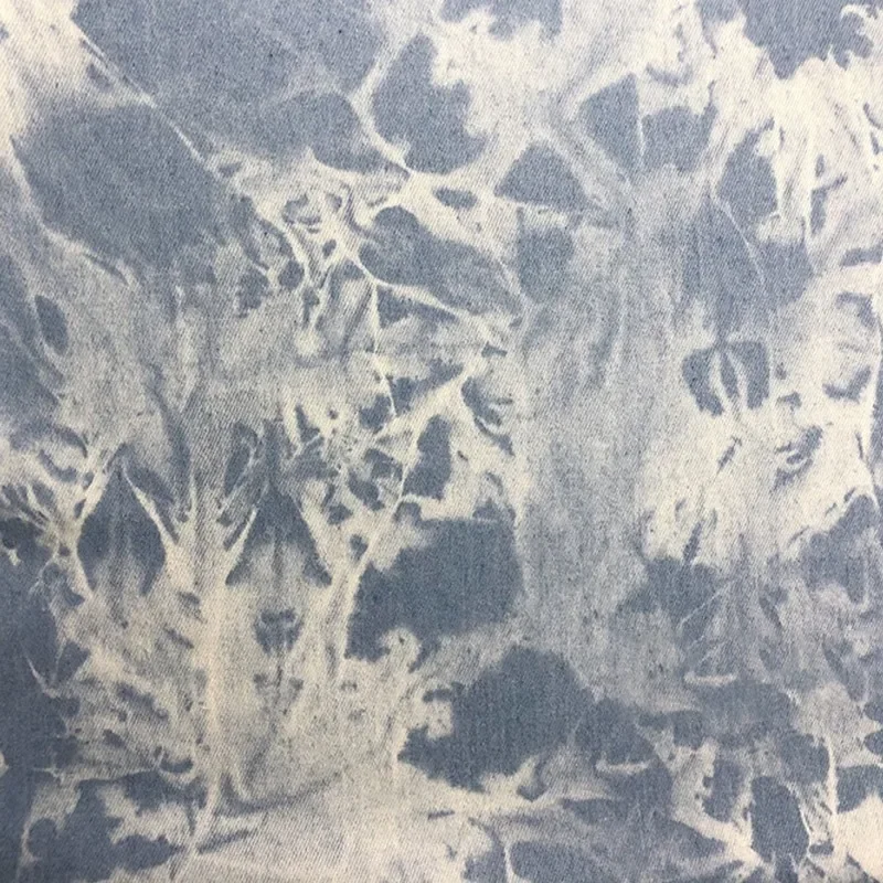 قماش دنيم مغسول بتأثير التاي د - مراجعة Sewing Batik Fabric وسعره