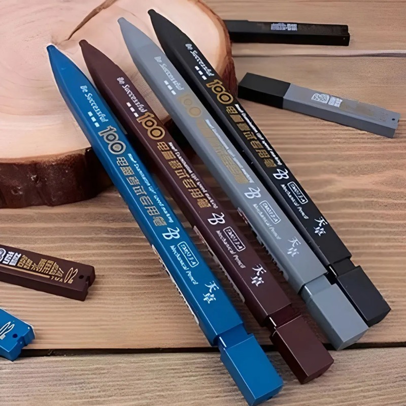 مجموعة أقلام رصاص ميكانيكية 2B - مراجعة Staedtler Pencil Lumocolor وسعره