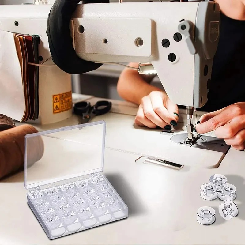 مجموعة من 25 قطعة من بكرات الخ - مراجعة Textile Sewing Machine وسعره